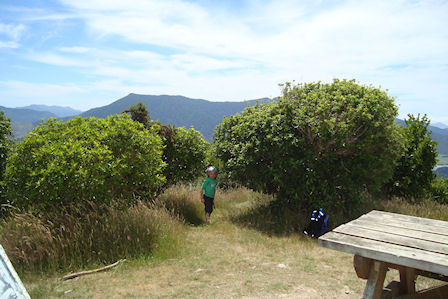 Hilltop Look Out Geocache - Neuseeland 2010